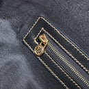 FENDI Pecan Canvas Boston Bag PVC Black Brown Auth hk4221-26