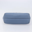 FENDI Celeria Tote Bag Leather Light Blue Silver Auth hk4224-6