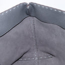 FENDI Celeria Tote Bag Leather Light Blue Silver Auth hk4224-25