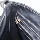 FENDI Zucca Canvas Shoulder Bag PVC Brown Black Auth hk4225-19