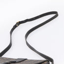 FENDI Zucca Canvas Shoulder Bag PVC Brown Black Auth hk4225-8