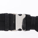 PRADA Waist bag Nylon Black Silver Auth hk4226-11