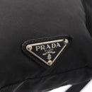 PRADA Waist bag Nylon Black Silver Auth hk4226-18