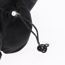 PRADA Waist bag Nylon Black Silver Auth hk4226-23