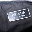 PRADA Waist bag Nylon Black Silver Auth hk4226-24
