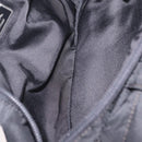 PRADA Waist bag Nylon Black Silver Auth hk4226-23