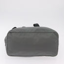 PRADA Reversible Hand Bag Nylon 2way Gray Silver Auth hk4227-14