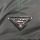 PRADA Reversible Hand Bag Nylon 2way Gray Silver Auth hk4227-19