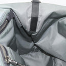 PRADA Reversible Hand Bag Nylon 2way Gray Silver Auth hk4227-22