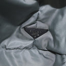 PRADA Reversible Hand Bag Nylon 2way Gray Silver Auth hk4227-25