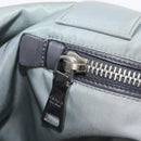 PRADA Reversible Hand Bag Nylon 2way Gray Silver Auth hk4227-25