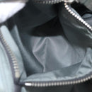 PRADA Reversible Hand Bag Nylon 2way Gray Silver Auth hk4227-26