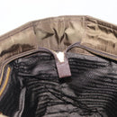 PRADA Tote Bag Nylon Green Gold Auth hk4229-23