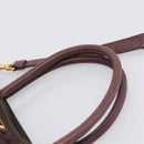PRADA Tote Bag Nylon 2way Bordeaux Gold Auth hk4230-8