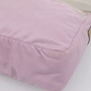 PRADA Shoulder Bag Nylon Pink Silver Auth hk4231-10