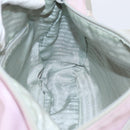 PRADA Shoulder Bag Nylon Pink Silver Auth hk4231-18
