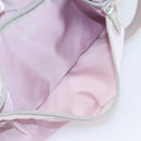 PRADA Shoulder Bag Nylon Pink Silver Auth hk4231-23