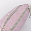 PRADA Shoulder Bag Nylon Pink Silver Auth hk4231-6