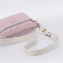 PRADA Shoulder Bag Nylon Pink Silver Auth hk4231-7