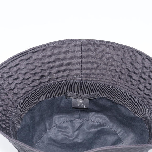 PRADA Bucket Hat Nylon L Black Auth hk4232V
