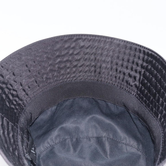 PRADA Bucket Hat Nylon L Black Auth hk4232V