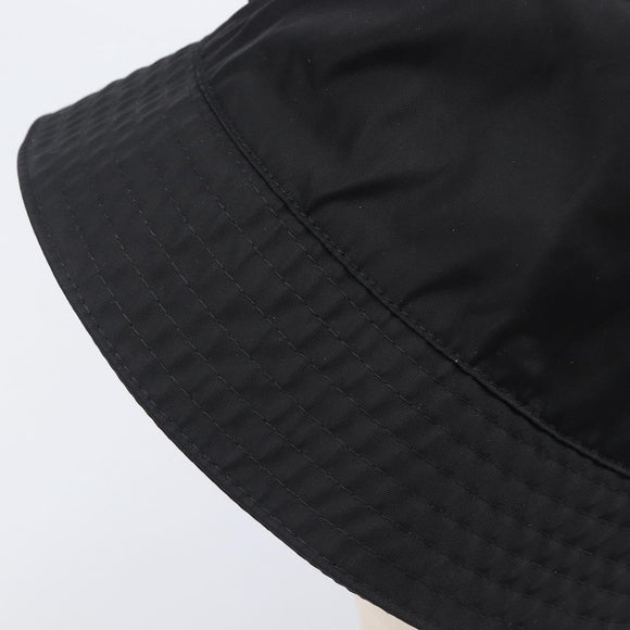 PRADA Bucket Hat Nylon L Black Auth hk4232V