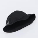 PRADA Bucket Hat Nylon L Black Auth hk4232V-8