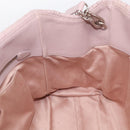 Miu Miu Matelasse Hand Bag Leather 2way Pink Silver Auth hk4236-22