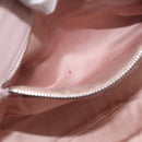 Miu Miu Matelasse Hand Bag Leather 2way Pink Silver Auth hk4236-26