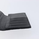 Christian Dior Trotter Canvas Saddle Long Wallet Black Silver Auth hk4241-20