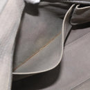 CHANEL Deauville Line Bowling Bag Canvas 2way Gray Silver CC Auth hk4245-24