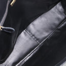 Valentino Chain Tote Bag Leather 2way Black Gold Auth hk4248A-16
