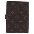 LOUIS VUITTON Monogram Agenda PM Day Planner Cover R20005 LV Auth hk4250-3