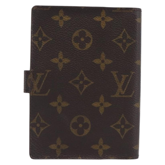 LOUIS VUITTON Monogram Agenda PM Day Planner Cover R20005 LV Auth hk4250