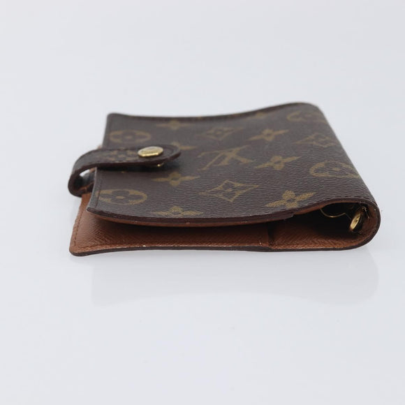 LOUIS VUITTON Monogram Agenda PM Day Planner Cover R20005 LV Auth hk4250