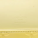 LOUIS VUITTON Vernis Thompson Street Bag Lime Yellow M91071 LV Auth hk4251-15