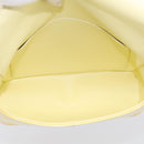 LOUIS VUITTON Vernis Thompson Street Bag Lime Yellow M91071 LV Auth hk4251-16