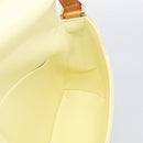 LOUIS VUITTON Vernis Thompson Street Bag Lime Yellow M91071 LV Auth hk4251-17