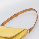 LOUIS VUITTON Vernis Thompson Street Bag Lime Yellow M91071 LV Auth hk4251-8