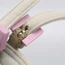 FENDI Mamma Baguette Shoulder Bag Cotton Jersey Light Blue Silver Auth hk4252A-16
