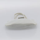 FENDI Mamma Baguette Shoulder Bag Cotton Jersey Light Blue Silver Auth hk4252A-9