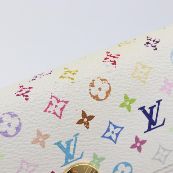 LOUIS VUITTON Multicolor Portefeuille Sarah Wallet M93745 LV Auth hk4254