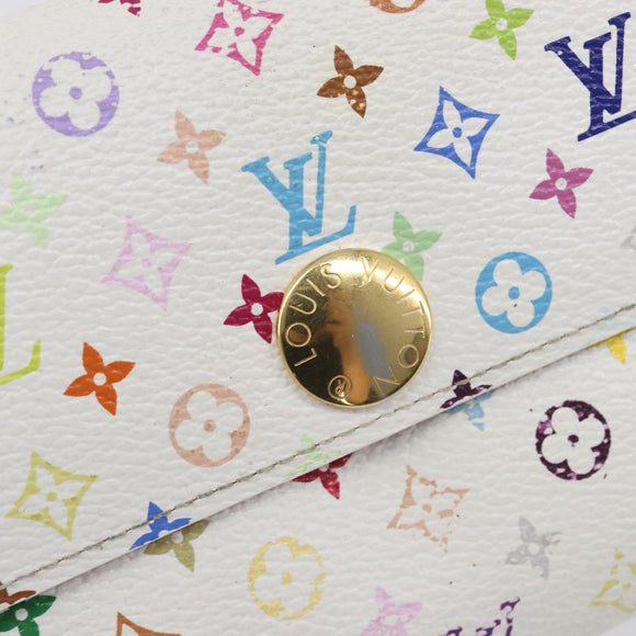 LOUIS VUITTON Multicolor Portefeuille Sarah Wallet M93745 LV Auth hk4254