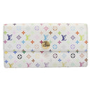 LOUIS VUITTON Multicolor Portefeuille Sarah Wallet M93745 LV Auth hk4254-2