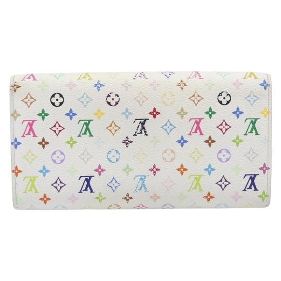 LOUIS VUITTON Multicolor Portefeuille Sarah Wallet M93745 LV Auth hk4254
