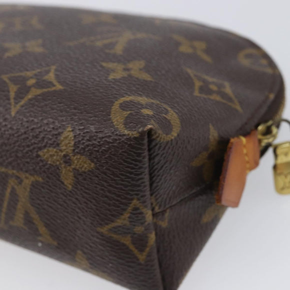 LOUIS VUITTON Monogram Pochette Cosmetic PM Pouch M43998 LV Auth hk4255