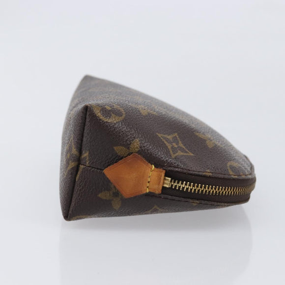 LOUIS VUITTON Monogram Pochette Cosmetic PM Pouch M43998 LV Auth hk4255