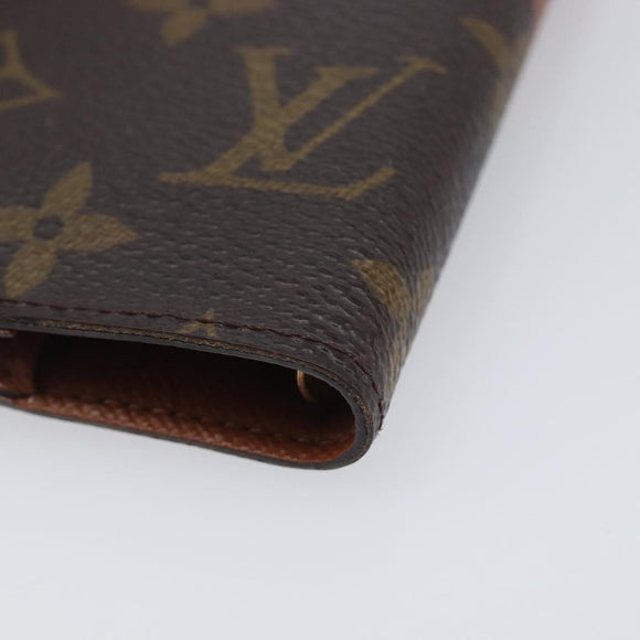 LOUIS VUITTON Trunk Label Agenda PM Day Planner Cover R21067 LV Auth hk4256