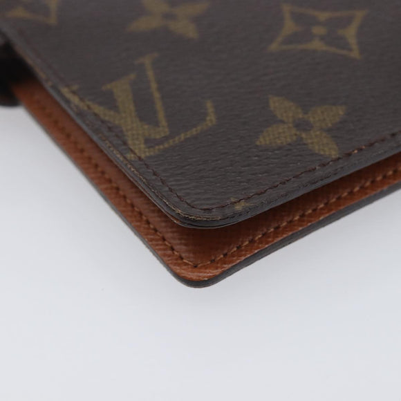 LOUIS VUITTON Trunk Label Agenda PM Day Planner Cover R21067 LV Auth hk4256