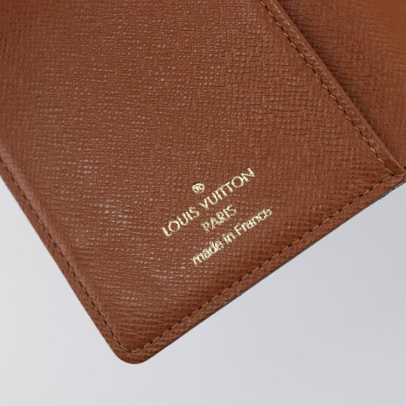 LOUIS VUITTON Trunk Label Agenda PM Day Planner Cover R21067 LV Auth hk4256